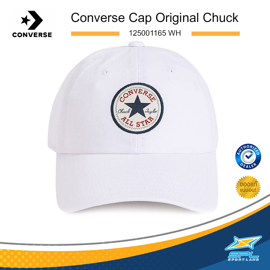 Converse Collection คอนเวิร์ส หมวก แฟชั่น Cap Original Chuck 125001165  RD / BK / PK / NVY / WH [มี 5 สี] (490)