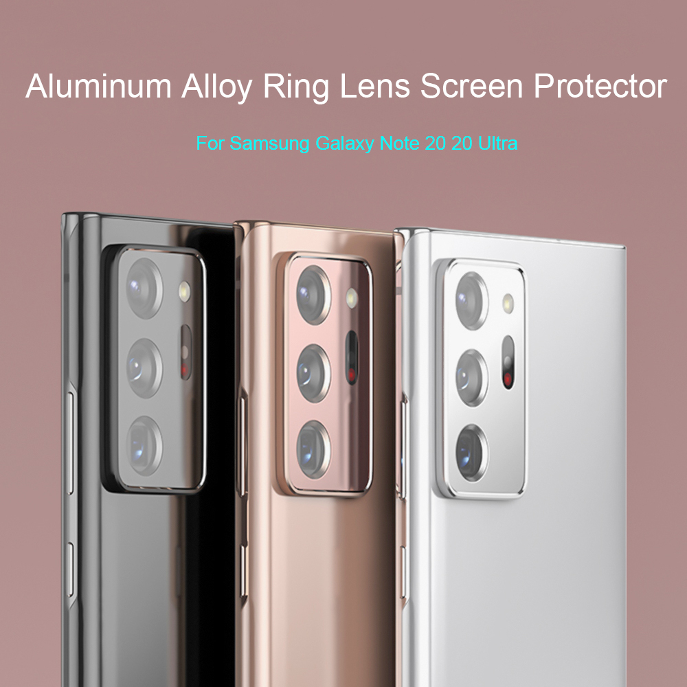 ADG Anti-ลายนิ้วมือป้องกัน Scratch-Proof กันชนอะลูมินัมอัลลอยแหวนโลหะฝาครอบกล้องเลนส์ Protector ป้องกัน