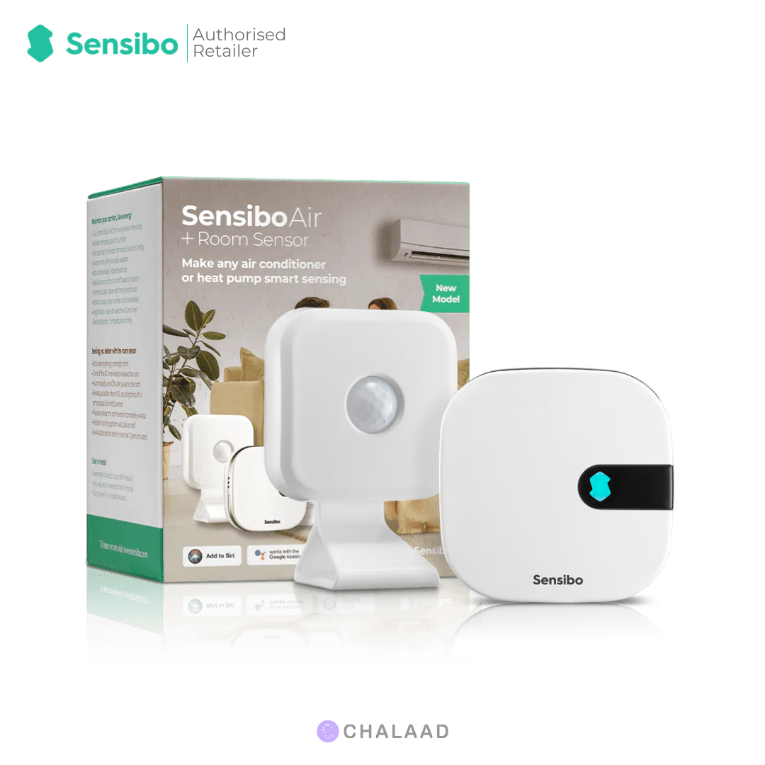 Sensibo Air with Room Sensor Smart Air Conditioner Controller with Motion Sensor Voice control using Siri / Apple HomeKit / Google Assistant / Alexa ราคา 5,790 บาท*ส่งฟรี