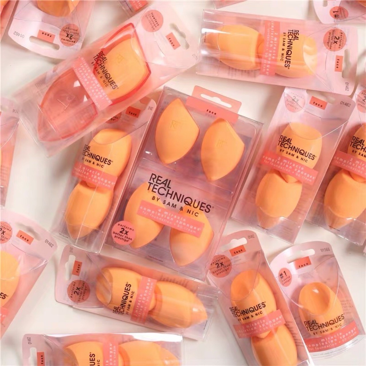 มาใหม่ (NEW) พร้อมส่ง ฟองน้ำ REAL TECHNIQUES Miracle Sponges แพค 1 / 2 / 4 / 6 ชิ้น ราคา 169 บาท*ส่งฟรี