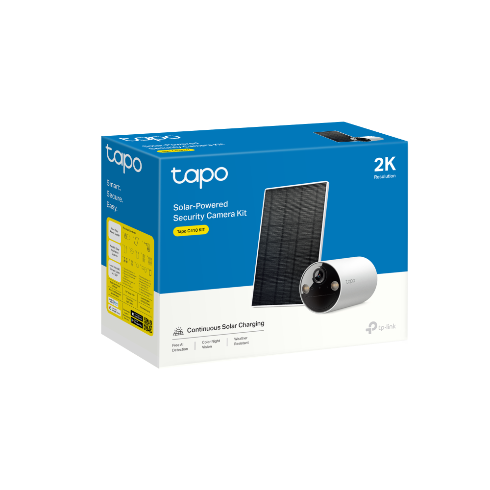 (ประกัน 1ปี) TP-Link TAPO C410 KIT Solar-Powered Security Camera Kit กล้องวงจรปิด กล้องวงจรปิด โซล่าเซลล์ HITECH CONNECT ราคา 2,435 บาท*ส่งฟรี