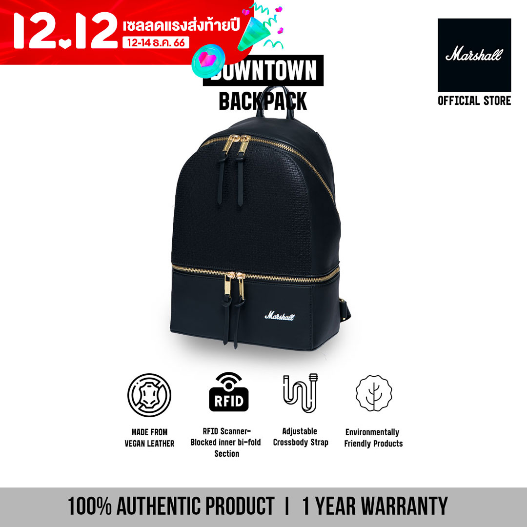 Marshall Travel กระเป๋าสะพายหลัง ผู้หญิง มาร์แชล Downtown backpack กระเป๋านักเรียนหญิง ราคา 6,299 บาท*ส่งฟรี