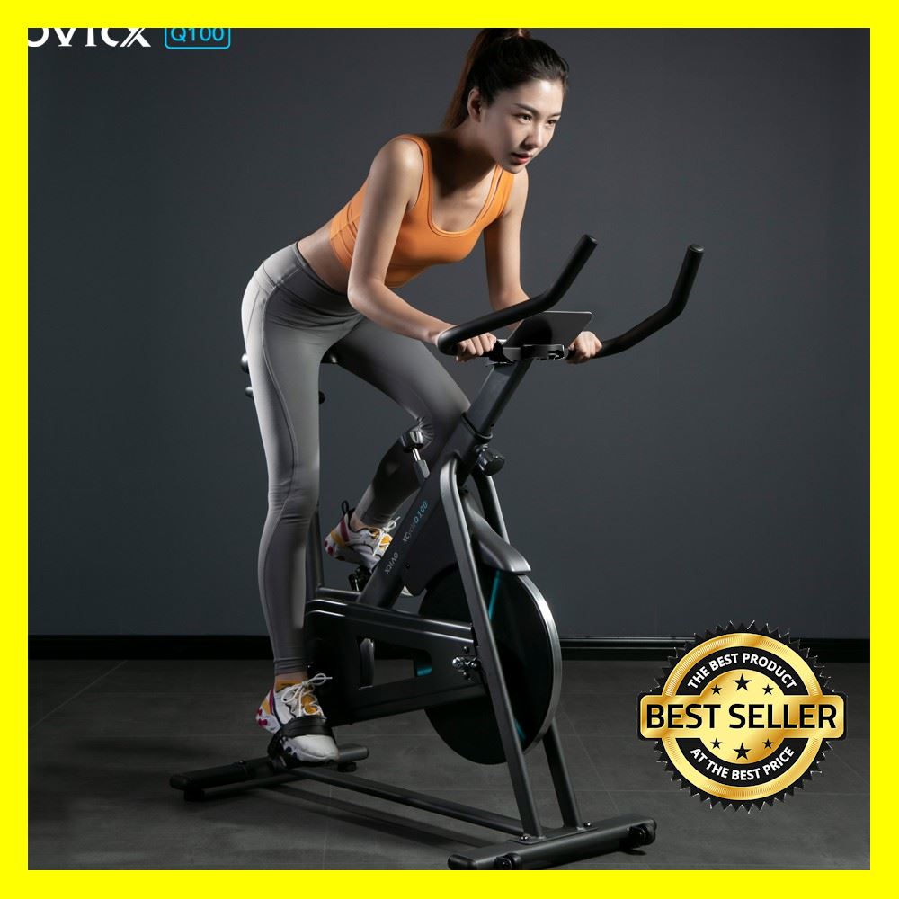 air bike !!จัดส่งฟรีทั่วประเทศ!! จักรยานออกกำลังกาย รุ่น Q100 จักรยานบริหาร SPINNING BIKE