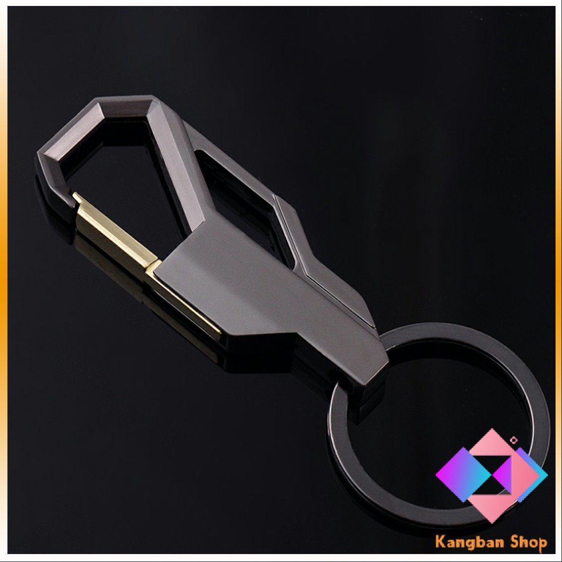 คำอธิบายเพิ่มเติมเกี่ยวกับ KANGBAN ที่ล๊อคพวงกุญแจโลหะ สำหรับห้อยงกุญแจ พวงกุญแจราคาถูก พวงกุญแจรถ 1 ชิ้น Keychain