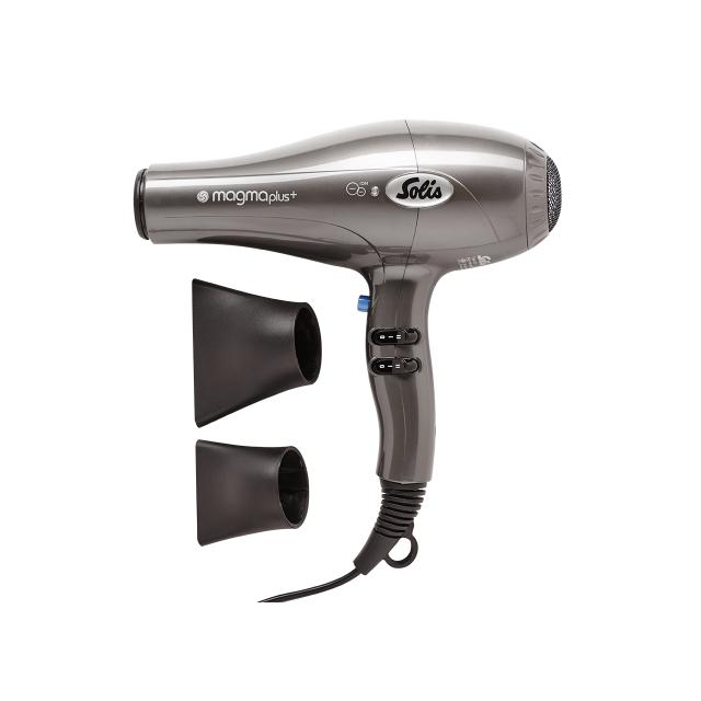 ไดร์เป่าผม SOLIS MAGMA PLUS+ 261 Hair Dryer 2,200 Watt ไดร์ระบบไอโอนิค ionic system ช่วยถนอมเส้นผม ร้อนเร็วแรง มีความทนทานสูง (สี GREY) ไดร์เป่าผม SOLIS MAGMA PLUS+ 261 Hair Dryer 2,200 Watt ไดร์ระบบไอโอนิค ionic system ช่วยถนอมเส้นผม ร้อนเร็วแรง มีความทนทานสูง (สี GREY)