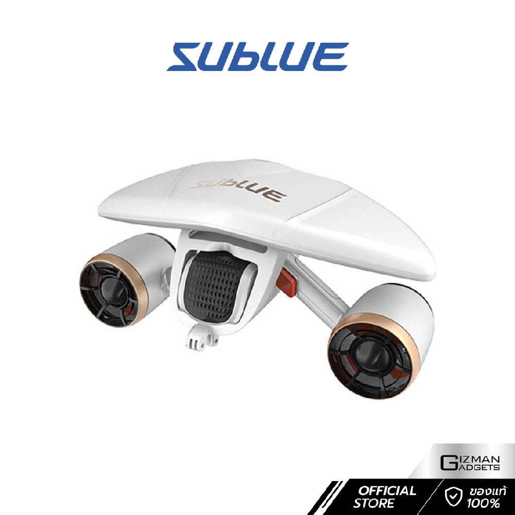 Sublue Whiteshark MixPro Underwater Scooter สกู๊ตเตอร์ดำน้ำ ดำน้ำลึกได้ 40 เมตร ใช้งาน 60 นาที รับประกันศูนย์ 6 เดือน ราคา 45,000 บาท*ส่งฟรี