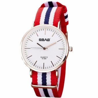 ราคา นาฬิกาข้อมือแฟชั่น 40 มม. กันน้ำ สายไนล่อน Fashion Quartz Watch