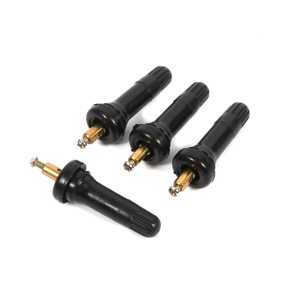 4 ชิ้น TPMS ยางความดันการตรวจสอบระบบป้องกัน - ระเบิดสแน็ปอินวาล์วยาง - นานาชาติ