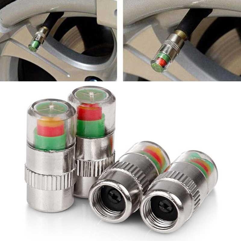 4X Tire Pressure Detection Monitoring Indicator Transparent Window - intl