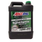 AMSOIL SAE 0W-20 Signature Series 100% Synthetic Motor Oil น้ำมันเครื่องสังเคราะห์ สำหรับเครื่องยนต์เบนซิน (3.78 ลิตร)