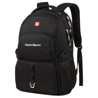 Aspensport กระเป๋าเป้ เป้สะพายหลัง Laptop 16 นิ้ว ชาย หญิง กันน้ำ รุ่น ASB09 - Black July 2018 - 3 Aspensport กระเป๋าเป้ เป้สะพายหลัง Laptop 16 นิ้ว ชาย หญิง กันน้ำ รุ่น ASB09 - Black - 3