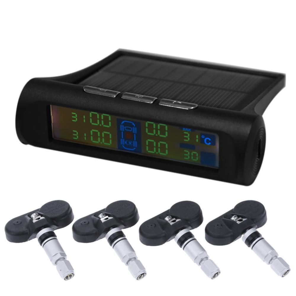 Dreamall Car Tire Pressure Monitoring Intelligent System Solar Power Wireless TPMS