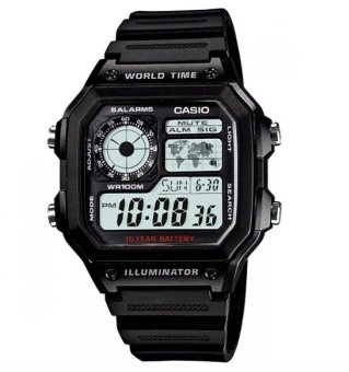 ซื้อ/ขาย Casio นาฬิกาข้อมือ AE-1200WH-1AVDF (สีดำ)