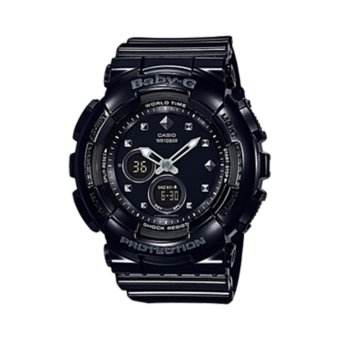 ประเทศไทย CASIO BABY-G รุ่น BA-125-1ADR (CMG) นาฬิกาข้อมือ สายเรซิ่น สีดำ