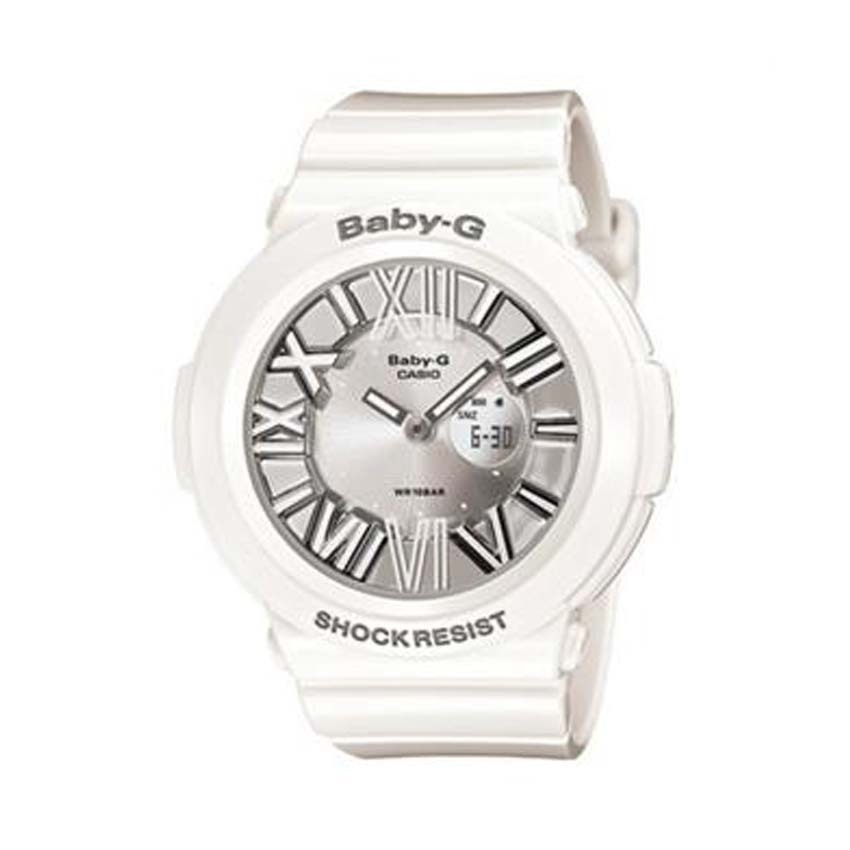 Casio Baby-G นาฬิกาข้อมือผู้หญิง รุ่น BGA-160-7B1DR (สีขาว)