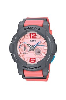 Casio BABY-G G-LIDE Rasin Strap รุ่น BGA-180-4B2 - Pink Casio BABY-G G-LIDE Rasin Strap รุ่น BGA-180-4B2 - Pink