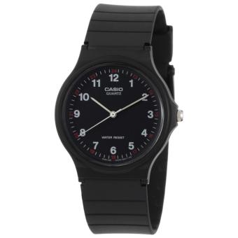 ประเทศไทย Casio นาฬิกาข้อมือผู้ชาย สายยาง (black) รุ่น MQ-24-1BLDF