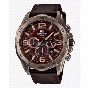 Casio edifice นาฬิกาข้อมือผู้ชาย สาหนังสีน้ำตาล รุ่น EFR-538L-5AVUDF (สีน้ำตาล) Casio edifice นาฬิกาข้อมือผู้ชาย สาหนังสีน้ำตาล รุ่น EFR-538L-5AVUDF (สีน้ำตาล)