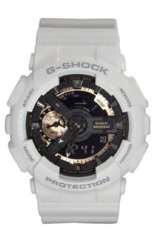 ราคา CASIO G Shock นาฬิกาข้อมือผู้ชาย สายเรซิ่น รุ่น GA-110RG-7ADR - White