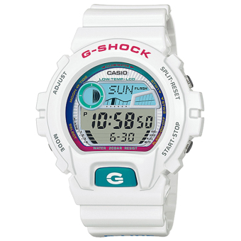 ประเทศไทย Casio G-Shock นาฬิกาข้อมือผู้ชาย สายเรซิ่น รุ่น GLX-6900-7 - สีขาว