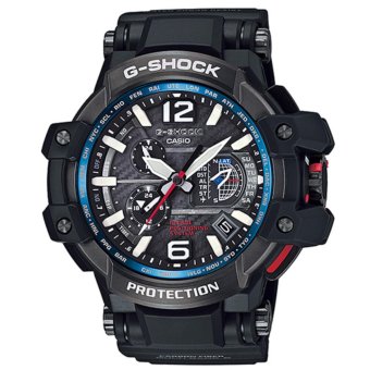 2561 Casio G-Shock นาฬิกาข้อมือผู้ชาย สายเรซิ่นผสมคาร์บอนไฟเบอร์ รุ่น GPW-1000-1A - สีดำ