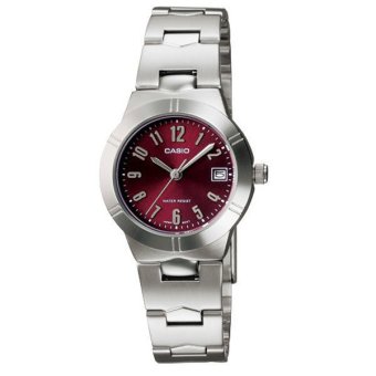 ประเทศไทย CASIO นาฬิกาผู้หญิง lady Silver สายสแตนเลส LTP-1241D-4A2DF