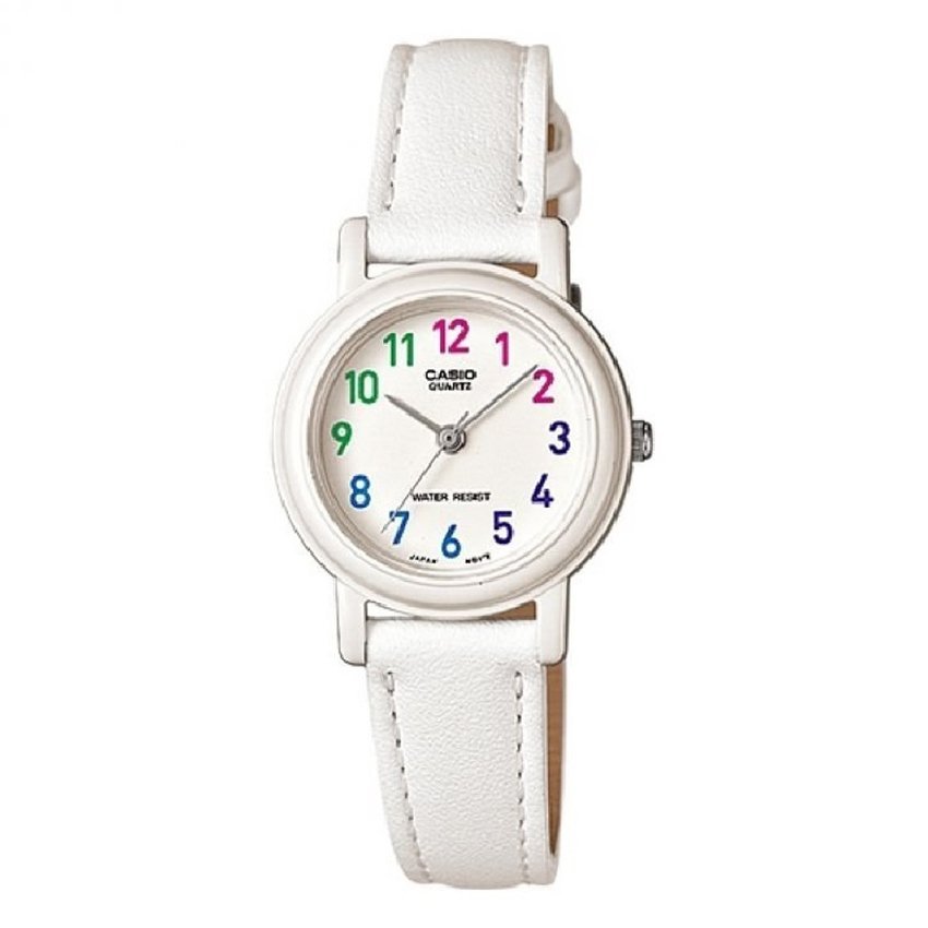 Casio นาฬิกาข้อมือ สายหนัง สีขาว รุ่น LQ-139L-7BDF Casio นาฬิกาข้อมือ สายหนัง สีขาว รุ่น LQ-139L-7BDF