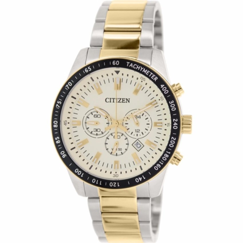 Citizen นาฬิกาชาย AN8074-52P Gold Stainless-Steel Quartz Watch