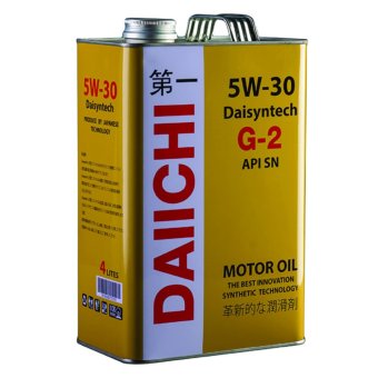 เสนอราคา DAIICHI น้ำมันเครื่องสังเคราะ 100% Daisyntech G-2 5W30 (API SN) 4ลิตร คุณภาพเพื่อคนยุคใหม่ เปรียบเทียบราคา DAIICHI น้ำมันเครื่องสังเคราะ 100% Daisyntech G-2 5W30 (API SN) 4ลิตร คุณภาพเพื่อคนยุคใหม่