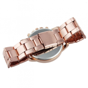 GENEVA Watch นาฬิกาข้อมือแฟชั่น ลำลอง ผู้ชาย หน้าปัด Green สีเขียว สายเหล็กสีทอง รุ่น WM0049 June 2018 - 2 GENEVA watch นาฬิกาข้อมือแฟชั่น ลำลอง ผู้ชาย หน้าปัด Green สีเขียว สายเหล็กสีทอง รุ่น WM0049 - 2