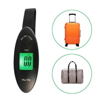 Hayashi-เครื่องชั่งน้ำหนักกระเป๋าดิจิตอล แบบพกพา รองรับได้สูงสุด 40Kg. (สีดำ) Hayashi-เครื่องชั่งน้ำหนักกระเป๋าดิจิตอล แบบพกพา รองรับได้สูงสุด 40Kg. (สีดำ)