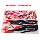 สติ๊กเกอร์ติดรถมอเตอร์ไซด์ สำหรับ HONDA DASH-NEW ปี2000 สีเขียว ราคา 150 บาท*ส่งฟรี