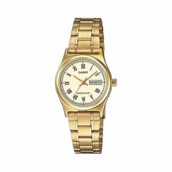 Casio Standard นาฬิกาข้อมือผู้หญิง สายแสตนเลส รุ่น LTP-V006G-9BUDF (Gold) Casio Standard นาฬิกาข้อมือผู้หญิง สายแสตนเลส รุ่น LTP-V006G-9BUDF (Gold)
