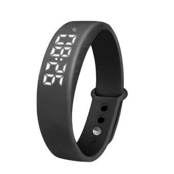 สร้อยข้อมือสายสุขภาพกีฬาเครื่องวัดระยะทางเดินเก่งกันน้ำสำหรับ Samsung สีดำ สร้อยข้อมือสายสุขภาพกีฬาเครื่องวัดระยะทางเดินเก่งกันน้ำสำหรับ Samsung สีดำ