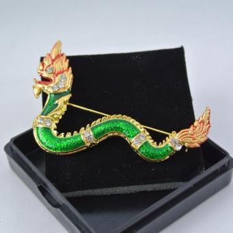 Pearl Jewelry เข็มกลัด พญานาค Pin09 งานไทย Pearl Jewelry เข็มกลัด พญานาค Pin09 งานไทย