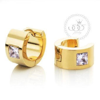 555jewelry เครื่องประดับ ต่างหูห่วง สแตนเลสสตีล ดีไซน์เรียบหรู รุ่น MNC-ER588-B (สีทอง) ต่างหูห่วงเล็ก 555jewelry เครื่องประดับ ต่างหูห่วง สแตนเลสสตีล ดีไซน์เรียบหรู รุ่น MNC-ER588-B (สีทอง) ต่างหูห่วงเล็ก