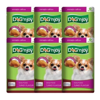 Dog 'n Joyอาหารเปียกสำหรับสุนัข รสไก่งวง120ก.แพ็ค6ชิ้น Dog 'n Joyอาหารเปียกสำหรับสุนัข รสไก่งวง120ก.แพ็ค6ชิ้น
