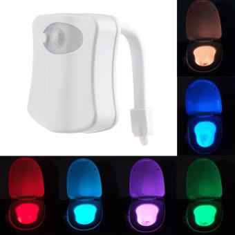 คนเคลื่อนไหวแบบไฟ Led เซ็นเซอร์ Dection นั่งโถส้วม 8 สี คนเคลื่อนไหวแบบไฟ Led เซ็นเซอร์ Dection นั่งโถส้วม 8 สี