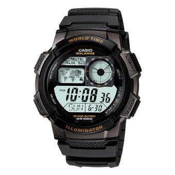 Casio Standard นาฬิกาข้อมือผู้ชาย สายเรซิ่น รุ่น AE-1000W-1AV - Black Casio Standard นาฬิกาข้อมือผู้ชาย สายเรซิ่น รุ่น AE-1000W-1AV - Black