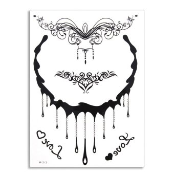 555jewelry Selfie Tattoo สติ๊กเกอร์รอยสักแฟชั่น แทททูแบบลอกน้ำ (Black) 555jewelry Selfie Tattoo สติ๊กเกอร์รอยสักแฟชั่น แทททูแบบลอกน้ำ (Black)