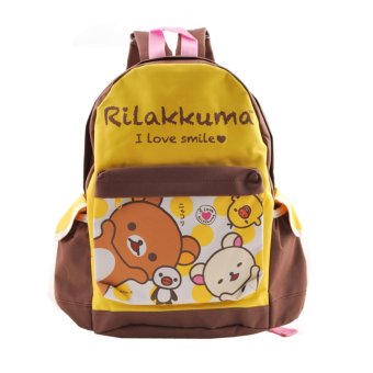 Rilakkuma กระเป๋าเป้ กระเป๋านักเรียน สะพายหลัง Rilakkuma กระเป๋าเป้ กระเป๋านักเรียน สะพายหลัง