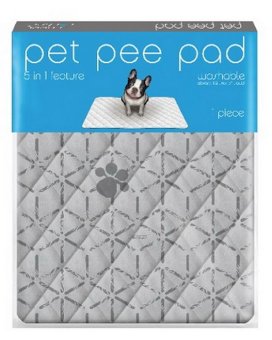 Pet Pee Pad แผ่นรองซับฉี่สุนัข เเบบซักได้ ไซส์ M ขนาด 40x60 ซม. Pet Pee Pad แผ่นรองซับฉี่สุนัข เเบบซักได้ ไซส์ M ขนาด 40x60 ซม.