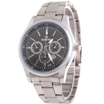MEGA Calendar Wristwatch ปฏิทินนาฬิกาข้อมือผู้หญิง-ชาย สาย Stainless รุ่น MG0005 (Silver/Black) MEGA Calendar Wristwatch ปฏิทินนาฬิกาข้อมือผู้หญิง-ชาย สาย Stainless รุ่น MG0005 (Silver/Black)