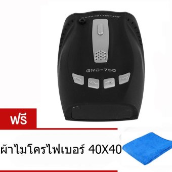 เครื่องเตือนเรดาห์ กล้องจับความเร็ว รุ่น GRD-750 (สีดำ) ฟรี ผ้าไมโครไฟเบอร์ขนาด 40X40 cm 1 ผืน เครื่องเตือนเรดาห์ กล้องจับความเร็ว รุ่น GRD-750 (สีดำ) ฟรี ผ้าไมโครไฟเบอร์ขนาด 40X40 cm 1 ผืน