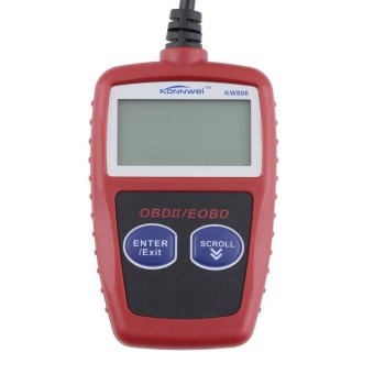 เครื่องสแกนข้อบกพร่องรถ...เครื่องมืออ่านรหัสอัตโนมัติวินิจฉัย OBD 2 OBDII KW806 (สีแดง) เครื่องสแกนข้อบกพร่องรถ...เครื่องมืออ่านรหัสอัตโนมัติวินิจฉัย OBD 2 OBDII KW806 (สีแดง)