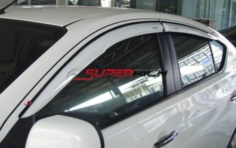 TFP คิ้วกันสาดประตู (Weather Guard) (สีขาว) Almera 2011 (4 Drs.) TFP คิ้วกันสาดประตู (Weather Guard) (สีขาว) Almera 2011 (4 Drs.)