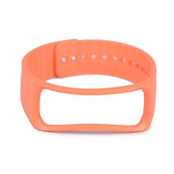 แทนสำหรับ Samsung Galaxy Gear Fit สายรัดข้อมือสายรัดข้อมือสายนาฬิกาอัจฉริยะส้ม แทนสำหรับ Samsung Galaxy Gear Fit สายรัดข้อมือสายรัดข้อมือสายนาฬิกาอัจฉริยะส้ม