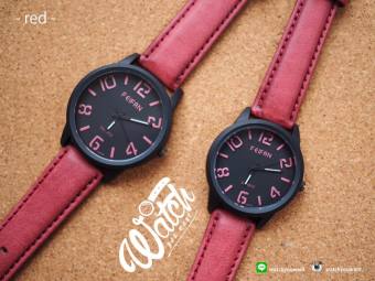 Feifan นาฬิกาคู่ รุ่น Stencil สายหนัง PU สีแดง Rose Red (แพคเกจ 2 เรือน) Feifan นาฬิกาคู่ รุ่น Stencil สายหนัง PU สีแดง Rose Red (แพคเกจ 2 เรือน)