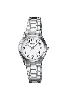 Casio Standard นาฬิกาข้อมือผู้หญิง สายสแตนเลส รุ่น LTP-1275D-7BDF - สีเงิน/ขาว Casio Standard นาฬิกาข้อมือผู้หญิง สายสแตนเลส รุ่น LTP-1275D-7BDF - สีเงิน/ขาว
