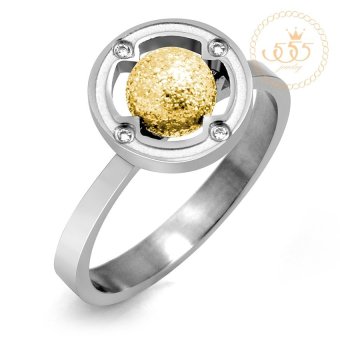 555jewelry แหวนหัวบอลกลม รุ่น MNC-R501-B ( Yellow Gold ) 555jewelry แหวนหัวบอลกลม รุ่น MNC-R501-B ( Yellow Gold )